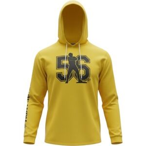 Seattle Mariners Randy Arozarena 51 Yellow Graphic Hoodie Mens XL Casual Sporty